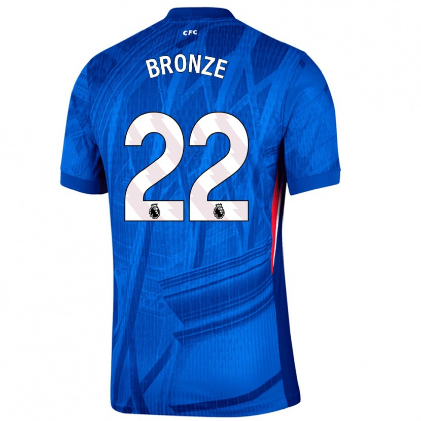 Danxen Uomo Maglia Lucy Bronze #22 Blu Bianco Kit Gara Home 2025/26 Maglietta
