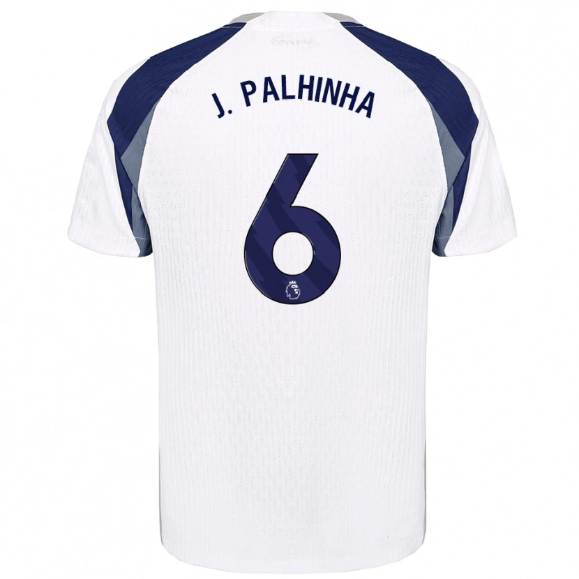 Danxen Uomo Maglia João Palhinha #6 Bianco Navy Kit Gara Home 2025/26 Maglietta