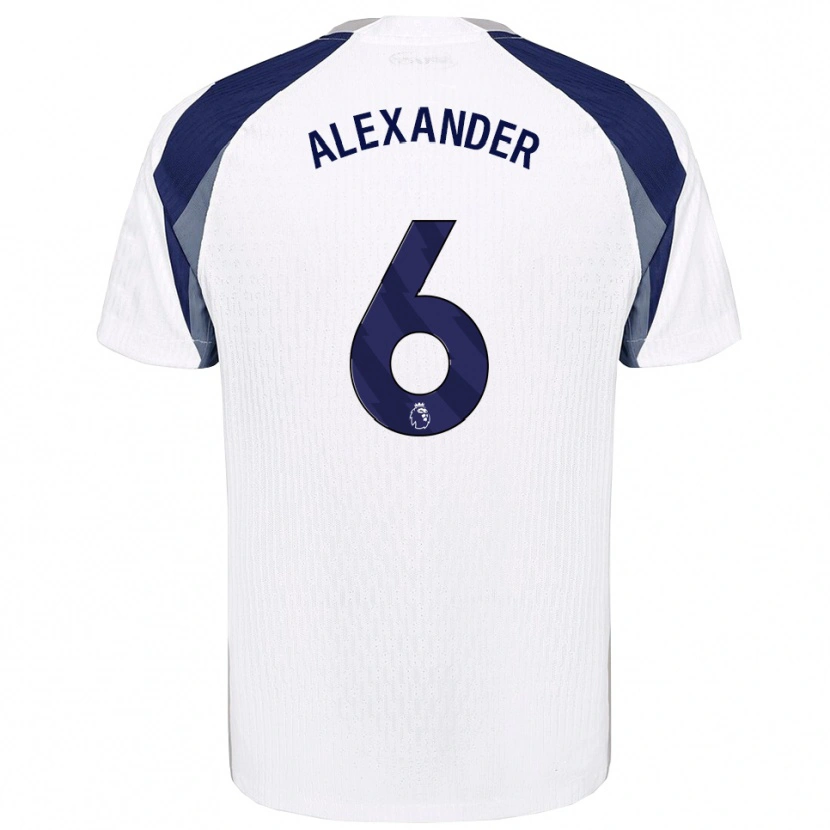 Danxen Uomo Maglia Reiss-Alexander Russell-Denny #6 Bianco Navy Kit Gara Home 2025/26 Maglietta