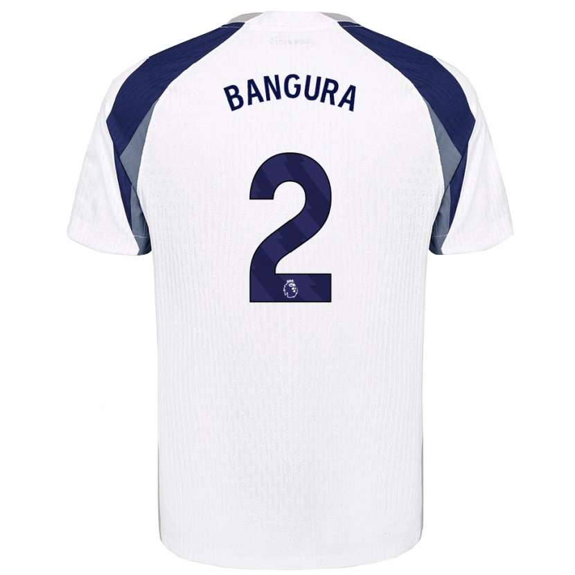 Danxen Uomo Maglia Samal Bangura #2 Bianco Navy Kit Gara Home 2025/26 Maglietta