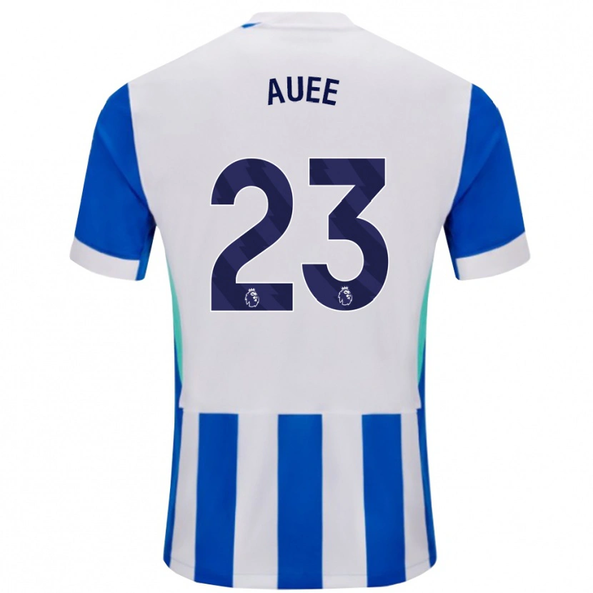 Danxen Uomo Maglia Marit Auée #23 Blu Bianco Kit Gara Home 2025/26 Maglietta