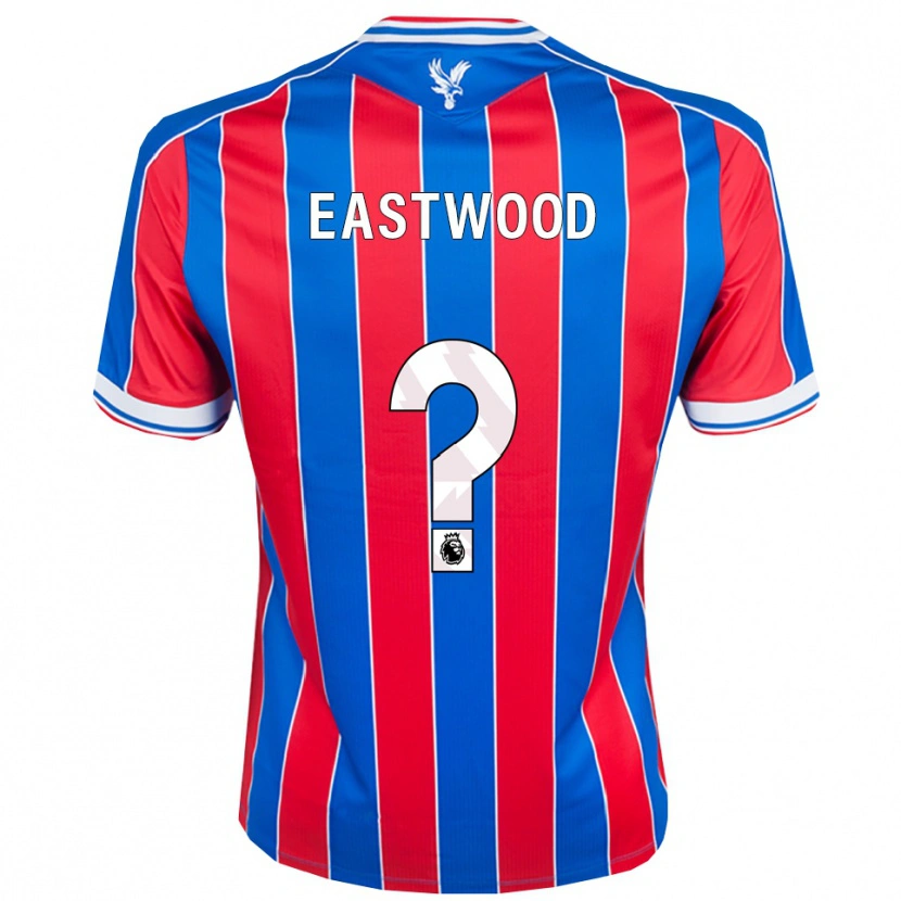 Danxen Uomo Maglia William Eastwood #0 Blu Rosso Bianco Kit Gara Home 2025/26 Maglietta