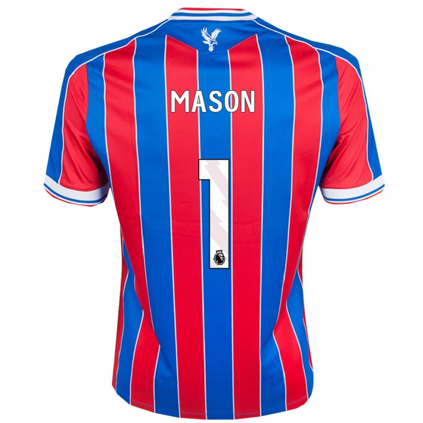 Danxen Uomo Maglia Jack Mason #1 Blu Rosso Bianco Kit Gara Home 2025/26 Maglietta