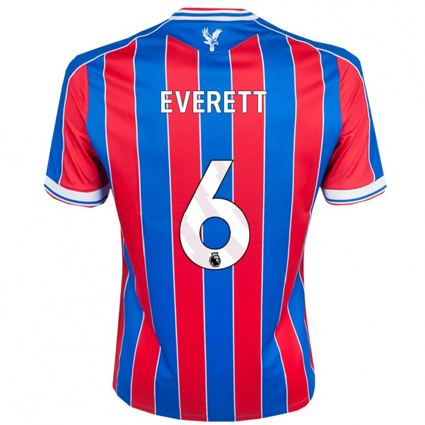 Danxen Uomo Maglia Aimee Everett #6 Blu Rosso Bianco Kit Gara Home 2025/26 Maglietta