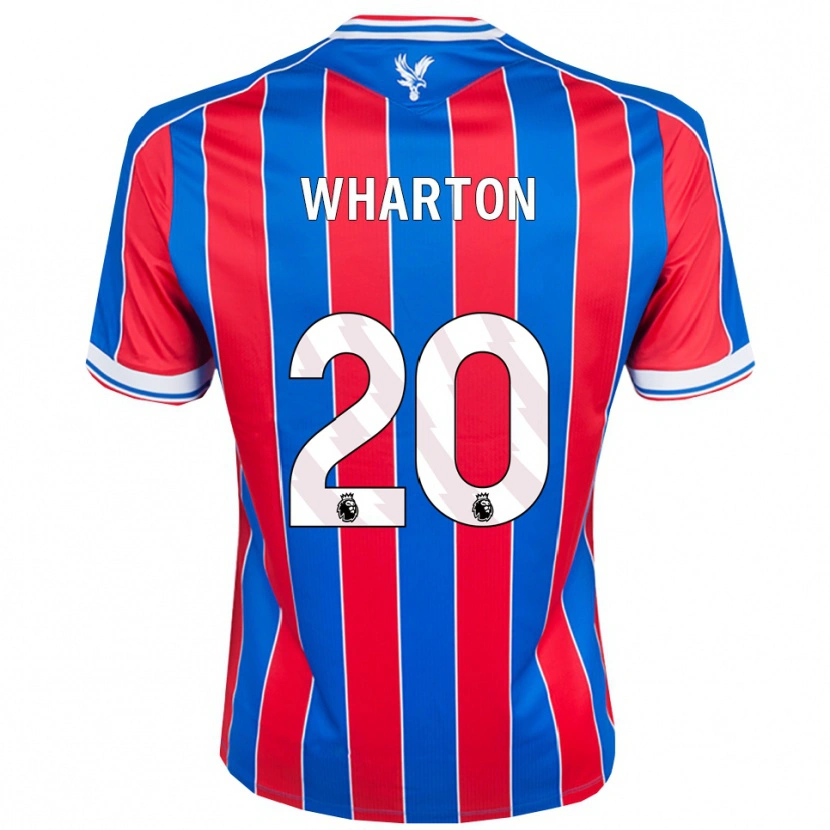Danxen Uomo Maglia Adam Wharton #20 Blu Rosso Bianco Kit Gara Home 2025/26 Maglietta