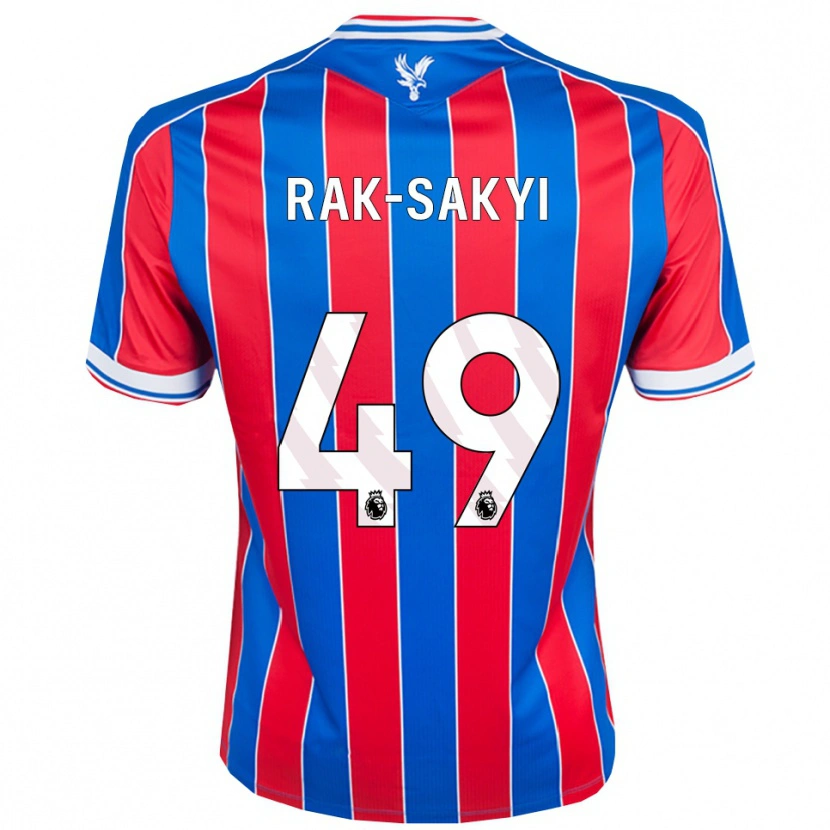Danxen Uomo Maglia Jesurun Rak-Sakyi #49 Blu Rosso Bianco Kit Gara Home 2025/26 Maglietta
