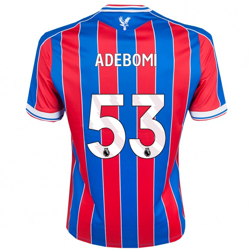 Danxen Uomo Maglia Ademola Ola Adebomi #53 Blu Rosso Bianco Kit Gara Home 2025/26 Maglietta