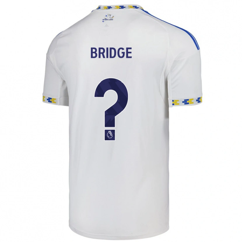Danxen Uomo Maglia Isaac Bridge #0 Bianco Blu Kit Gara Home 2025/26 Maglietta