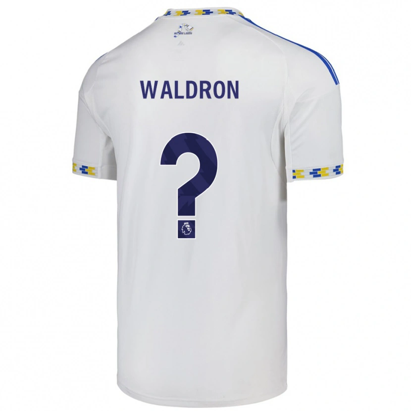 Danxen Uomo Maglia Ruby Waldron #0 Bianco Blu Kit Gara Home 2025/26 Maglietta