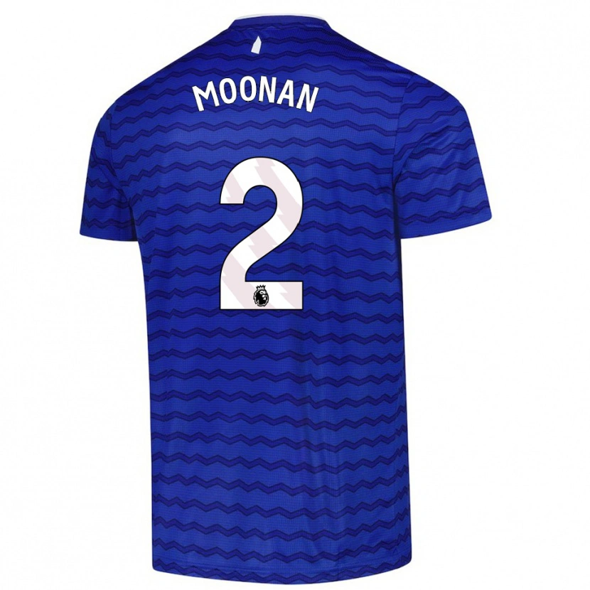 Danxen Uomo Maglia Bradley Moonan #2 Blu Navy Kit Gara Home 2025/26 Maglietta