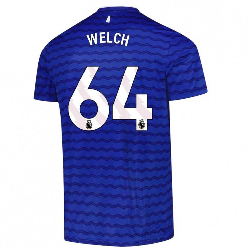 Danxen Uomo Maglia Reece Welch #64 Blu Navy Kit Gara Home 2025/26 Maglietta