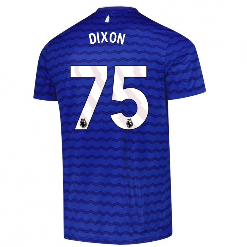 Danxen Uomo Maglia Roman Dixon #75 Blu Navy Kit Gara Home 2025/26 Maglietta