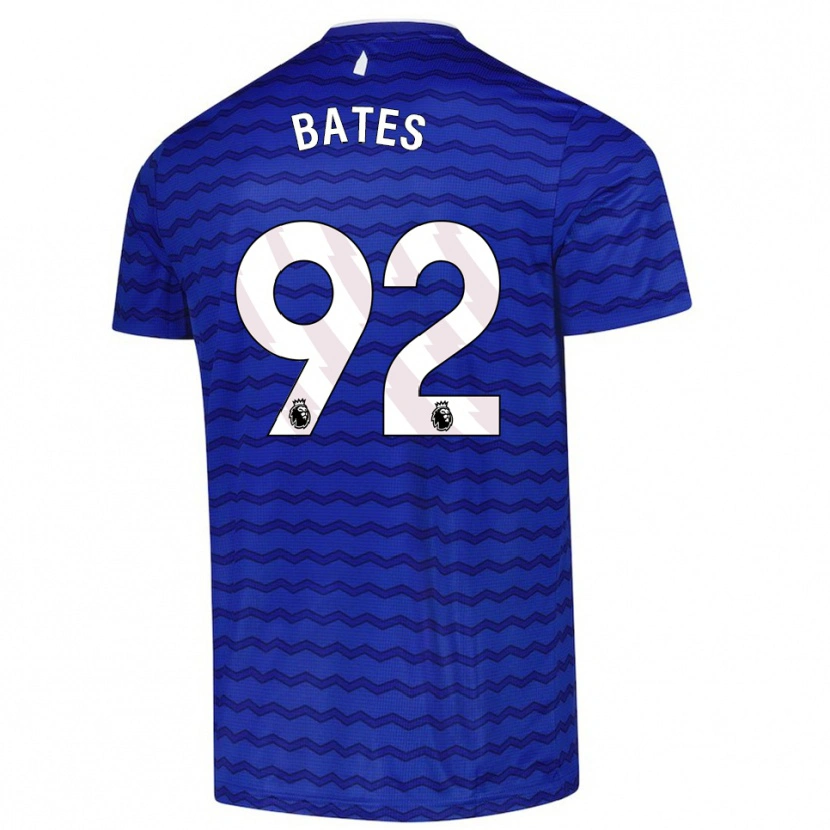 Danxen Uomo Maglia Callum Bates #92 Blu Navy Kit Gara Home 2025/26 Maglietta