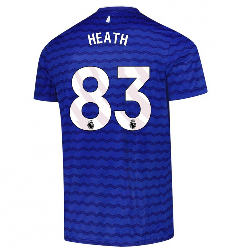 Danxen Uomo Maglia Isaac Heath #83 Blu Navy Kit Gara Home 2025/26 Maglietta