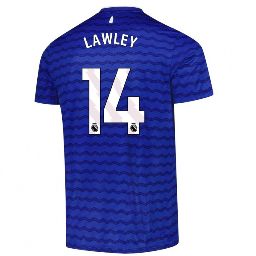Danxen Uomo Maglia Melissa Lawley #14 Blu Navy Kit Gara Home 2025/26 Maglietta