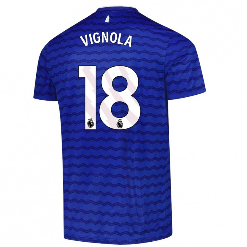 Danxen Uomo Maglia Ornella Vignola #18 Blu Navy Kit Gara Home 2025/26 Maglietta