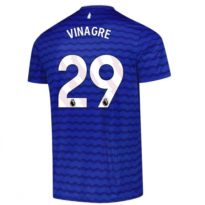 Danxen Uomo Maglia Ruben Vinagre #29 Blu Navy Kit Gara Home 2025/26 Maglietta