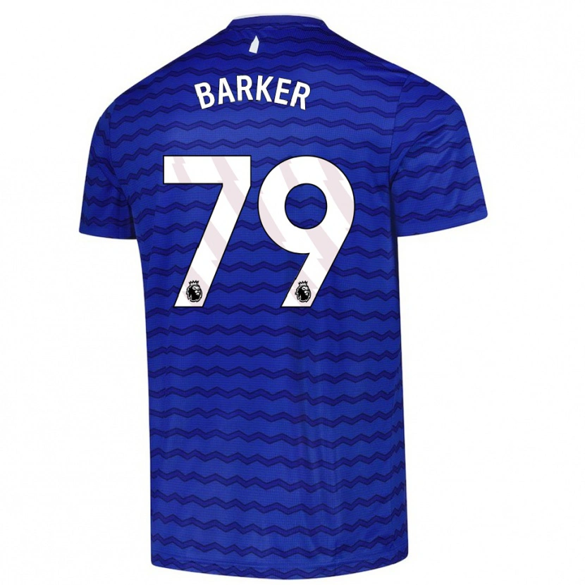 Danxen Uomo Maglia Owen Barker #79 Blu Navy Kit Gara Home 2025/26 Maglietta