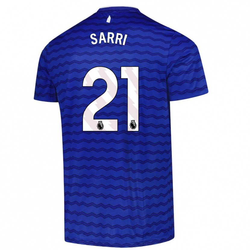 Danxen Uomo Maglia Veatriki Sarri #21 Blu Navy Kit Gara Home 2025/26 Maglietta