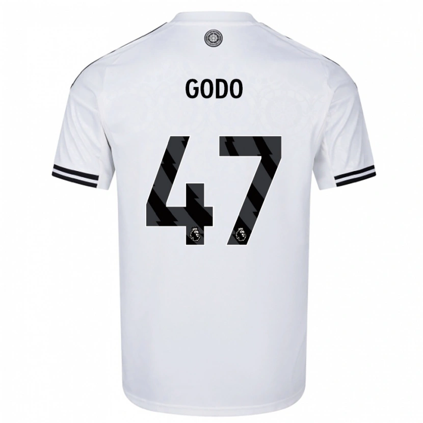 Danxen Uomo Maglia Martial Godo #47 Bianco Nero Kit Gara Home 2025/26 Maglietta
