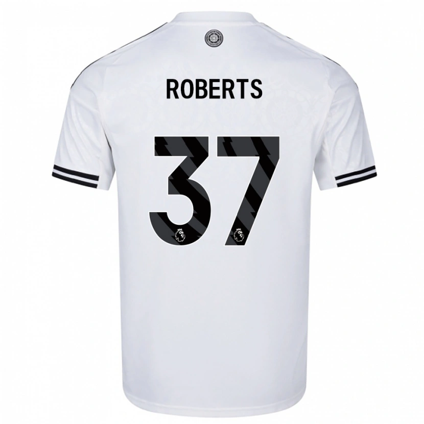 Danxen Uomo Maglia Sophia Roberts #37 Bianco Nero Kit Gara Home 2025/26 Maglietta