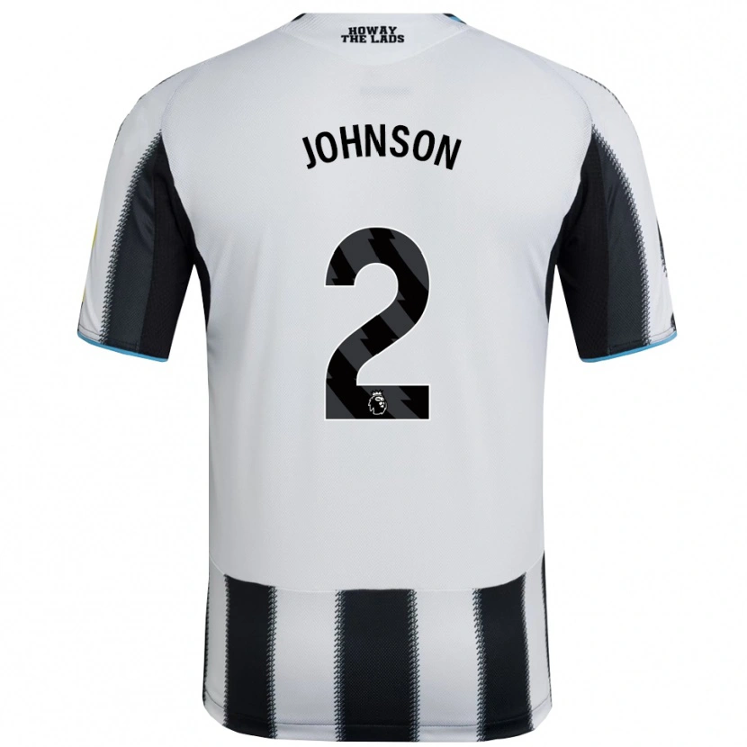 Danxen Uomo Maglia Henry Johnson #2 Nero Bianco Kit Gara Home 2025/26 Maglietta