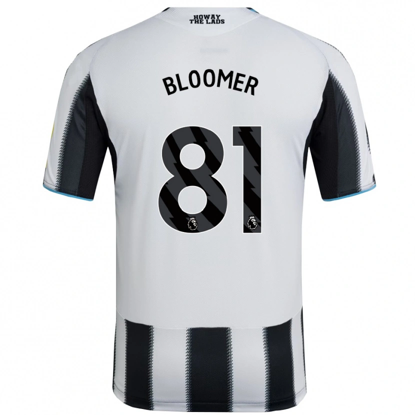 Danxen Uomo Maglia Guy Bloomer #81 Nero Bianco Kit Gara Home 2025/26 Maglietta
