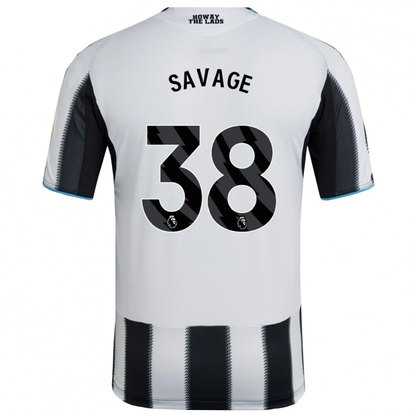 Danxen Uomo Maglia Remi Savage #38 Nero Bianco Kit Gara Home 2025/26 Maglietta