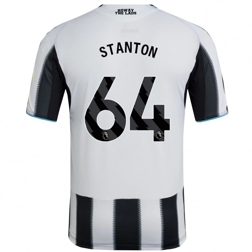Danxen Uomo Maglia Ellis Stanton #64 Nero Bianco Kit Gara Home 2025/26 Maglietta