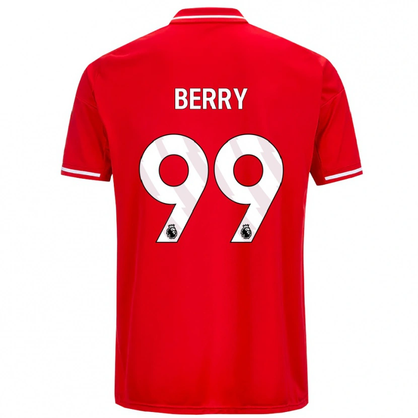 Danxen Uomo Maglia Adam Berry #99 Rosso Bianco Kit Gara Home 2025/26 Maglietta