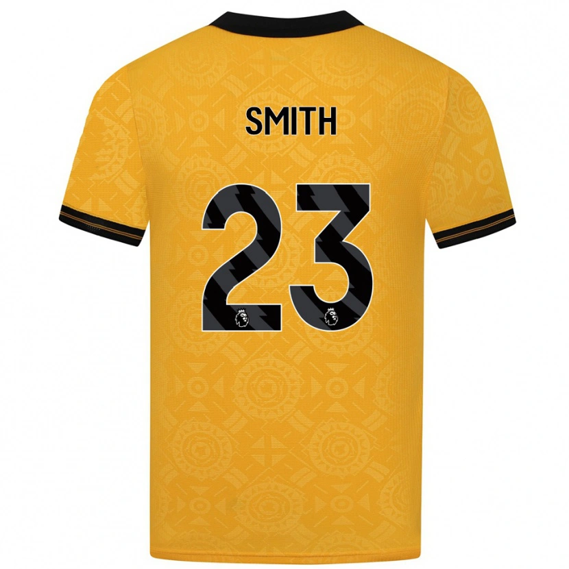Danxen Uomo Maglia Josie Smith #23 Giallo Nero Kit Gara Home 2025/26 Maglietta