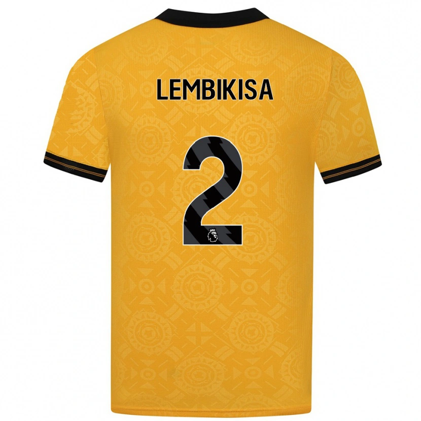 Danxen Uomo Maglia Dexter Lembikisa #2 Giallo Nero Kit Gara Home 2025/26 Maglietta