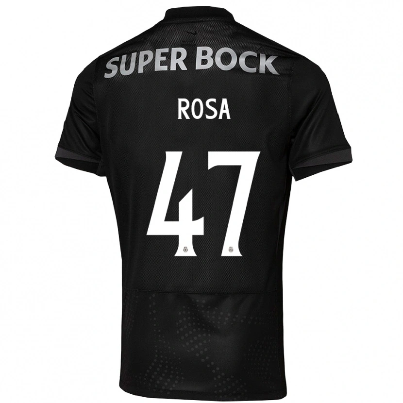 Danxen Uomo Maglia Mariana Rosa #47 Nero Bianco Kit Gara Away 2025/26 Maglietta