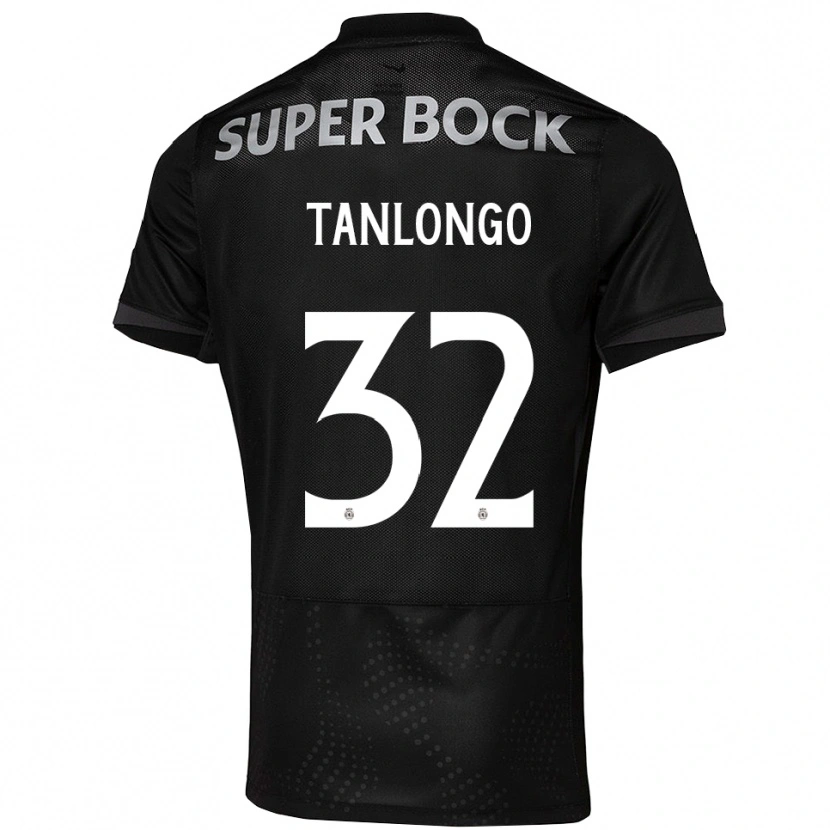 Danxen Uomo Maglia Mateo Tanlongo #32 Nero Bianco Kit Gara Away 2025/26 Maglietta