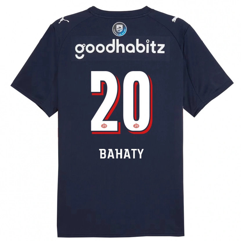 Danxen Uomo Maglia Manuel Bahaty #20 Navy Bianco Kit Gara Away 2025/26 Maglietta