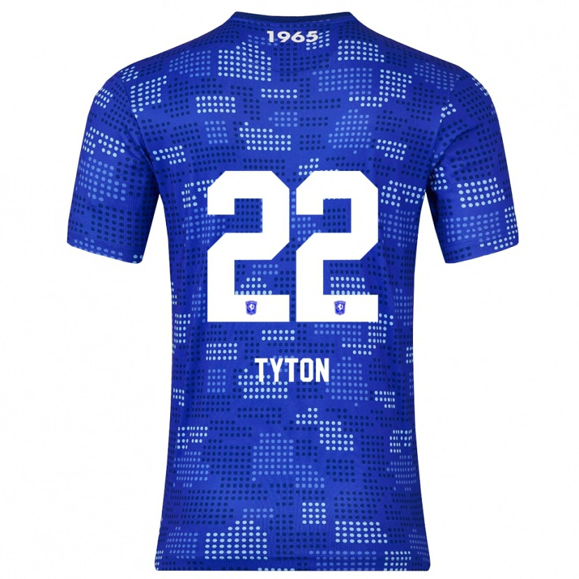 Danxen Uomo Maglia Przemyslaw Tyton #22 Blu Azzurro Kit Gara Away 2025/26 Maglietta