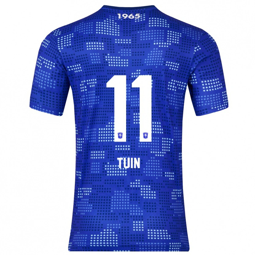 Danxen Uomo Maglia Alieke Tuin #11 Blu Azzurro Kit Gara Away 2025/26 Maglietta