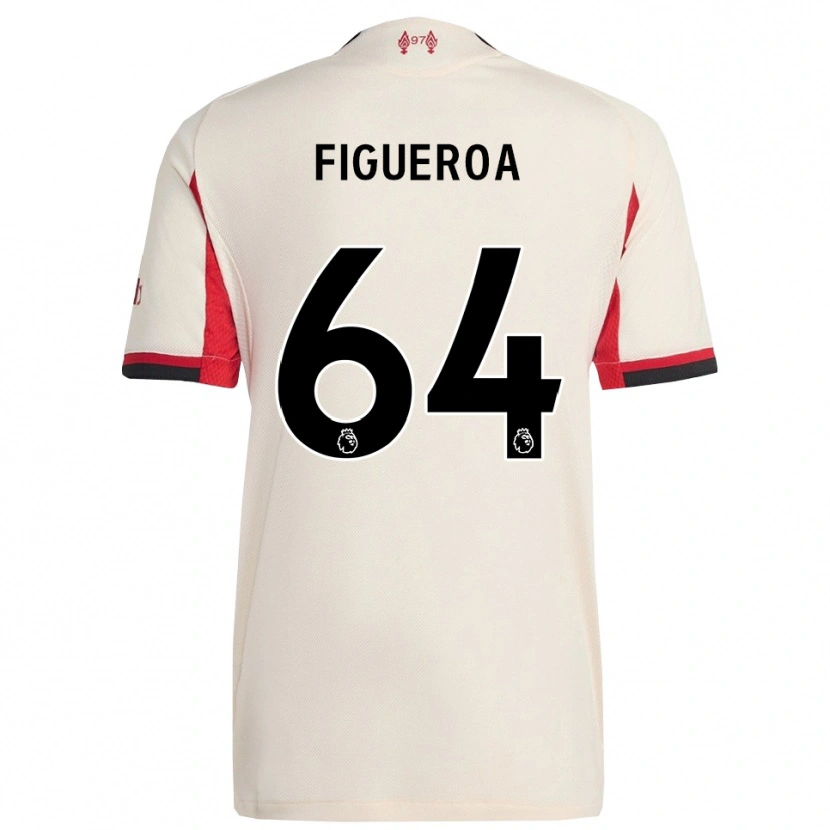Danxen Uomo Maglia Keyrol Figueroa #64 Bianco Nero Kit Gara Away 2025/26 Maglietta