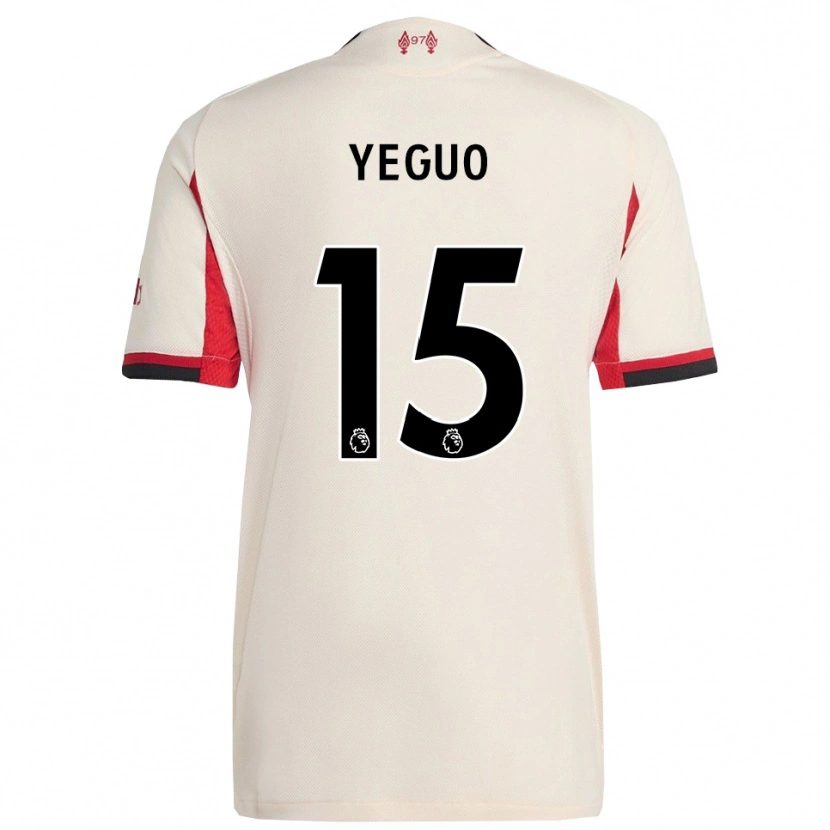 Danxen Uomo Maglia Aiden Yeguo #15 Bianco Nero Kit Gara Away 2025/26 Maglietta