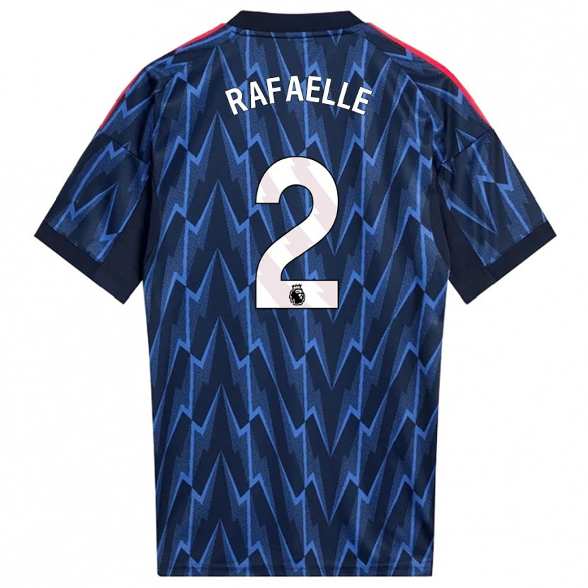 Danxen Uomo Maglia Rafaelle Souza #2 Navy Rosso Kit Gara Away 2025/26 Maglietta