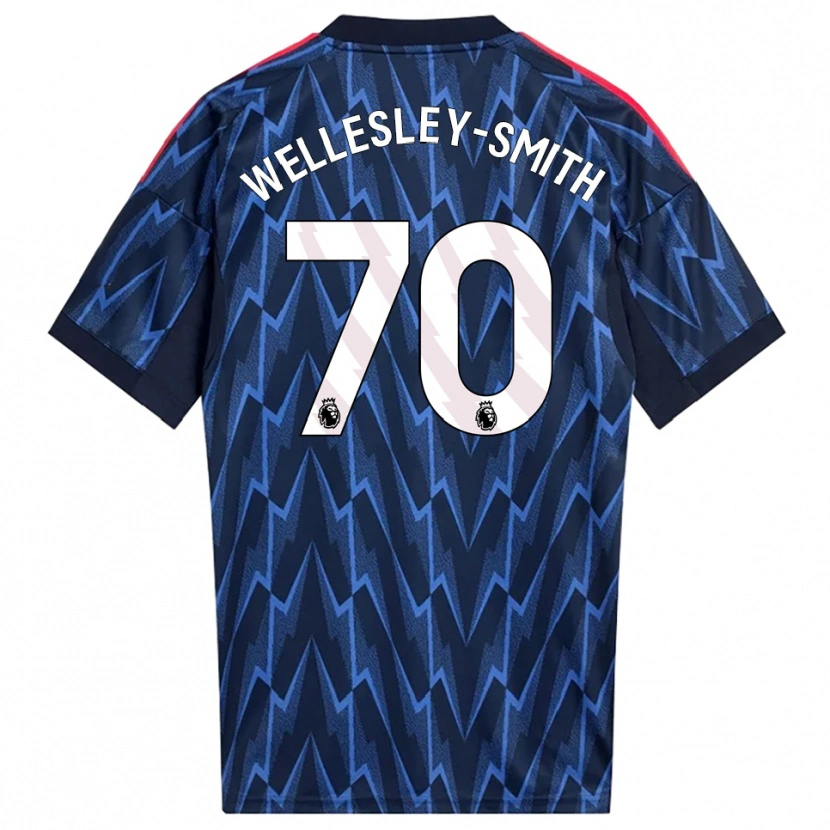 Danxen Uomo Maglia Cecily Wellesley-Smith #70 Navy Rosso Kit Gara Away 2025/26 Maglietta