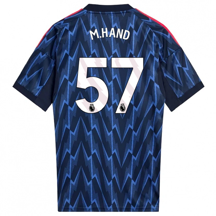 Danxen Uomo Maglia Ismail Oulad M'hand #57 Navy Rosso Kit Gara Away 2025/26 Maglietta
