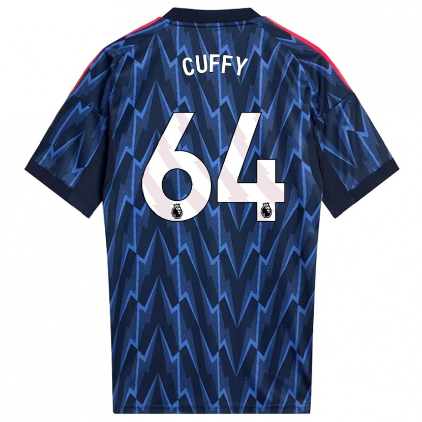 Danxen Uomo Maglia Brooke Norton Cuffy #64 Navy Rosso Kit Gara Away 2025/26 Maglietta