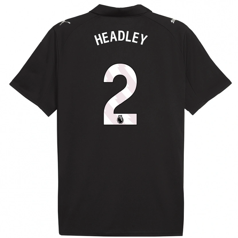 Danxen Uomo Maglia Dante Headley #2 Nero Bianco Kit Gara Away 2025/26 Maglietta