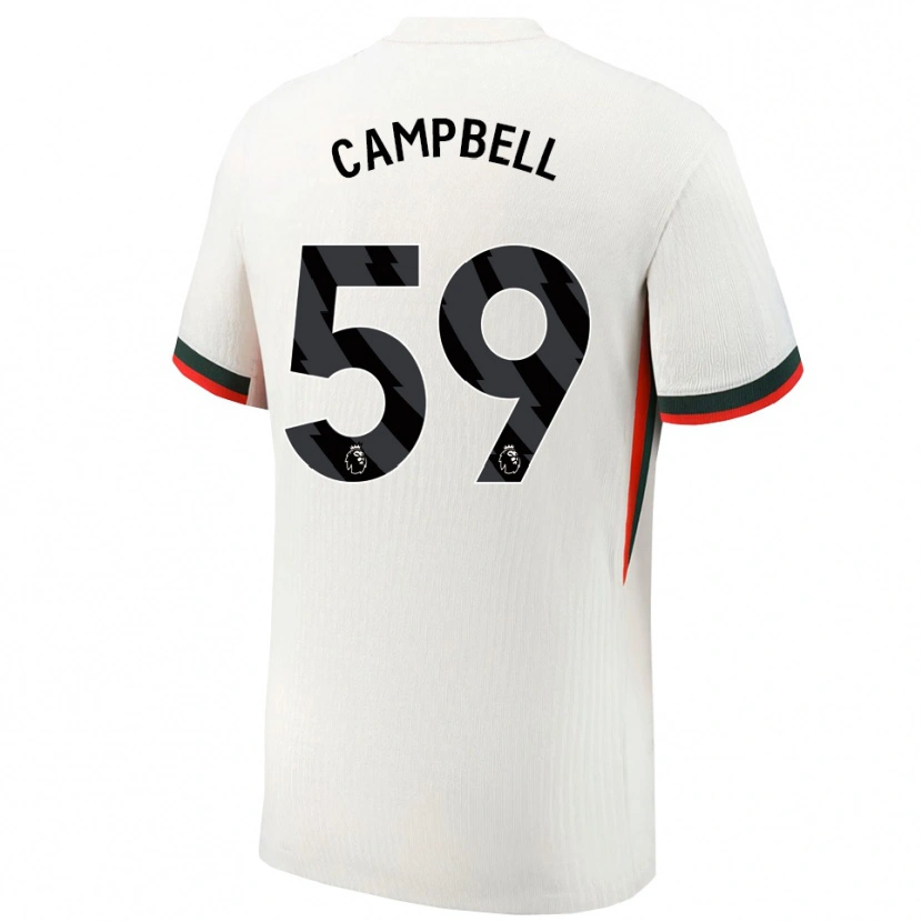 Danxen Uomo Maglia Harrison Murray-Campbell #59 Bianco Verde Kit Gara Away 2025/26 Maglietta