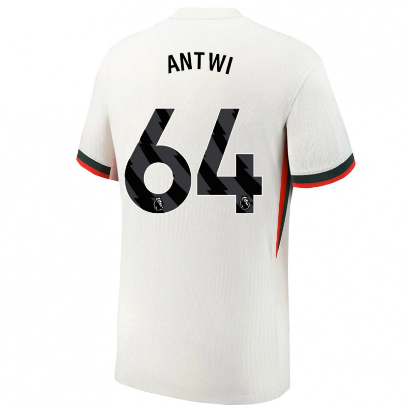 Danxen Uomo Maglia Genesis Antwi #64 Bianco Verde Kit Gara Away 2025/26 Maglietta