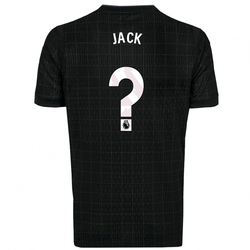 Danxen Uomo Maglia Mikel Jack #0 Nero Grigio Kit Gara Away 2025/26 Maglietta