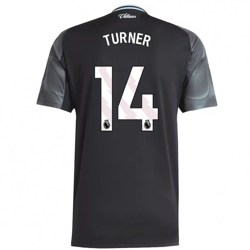 Danxen Uomo Maglia Danielle Turner #14 Nero Azzurro Kit Gara Away 2025/26 Maglietta