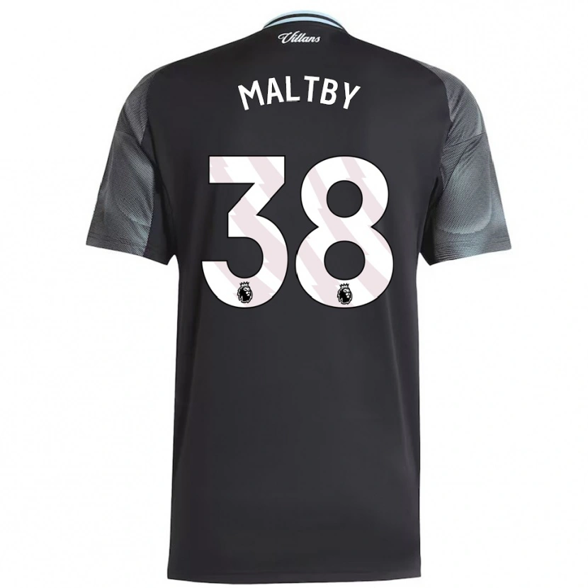 Danxen Uomo Maglia Rachel Maltby #38 Nero Azzurro Kit Gara Away 2025/26 Maglietta