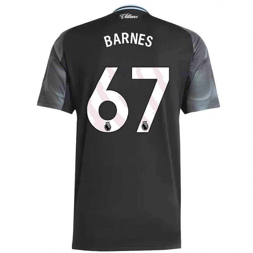 Danxen Uomo Maglia Mikell Barnes #67 Nero Azzurro Kit Gara Away 2025/26 Maglietta